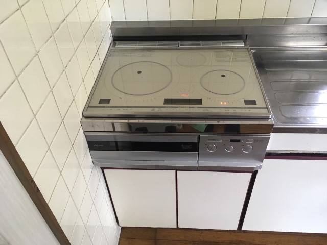 IHクッキングヒーター施工後