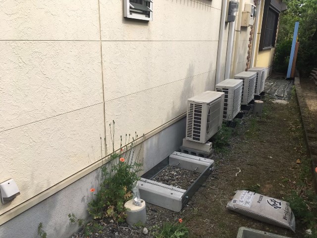 蓄電池施工前